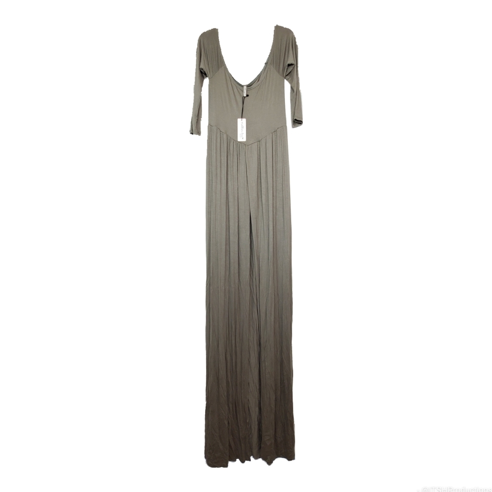16) MOTHER BEE Off-the-Shoulder Photoshoot Drape Gown Sz. XL - Picture 4 of 8